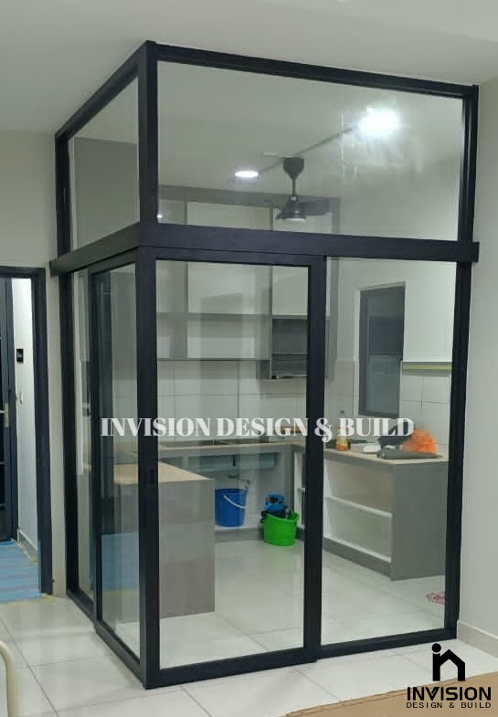 ALUMINIUM GLASS PARTITION 4